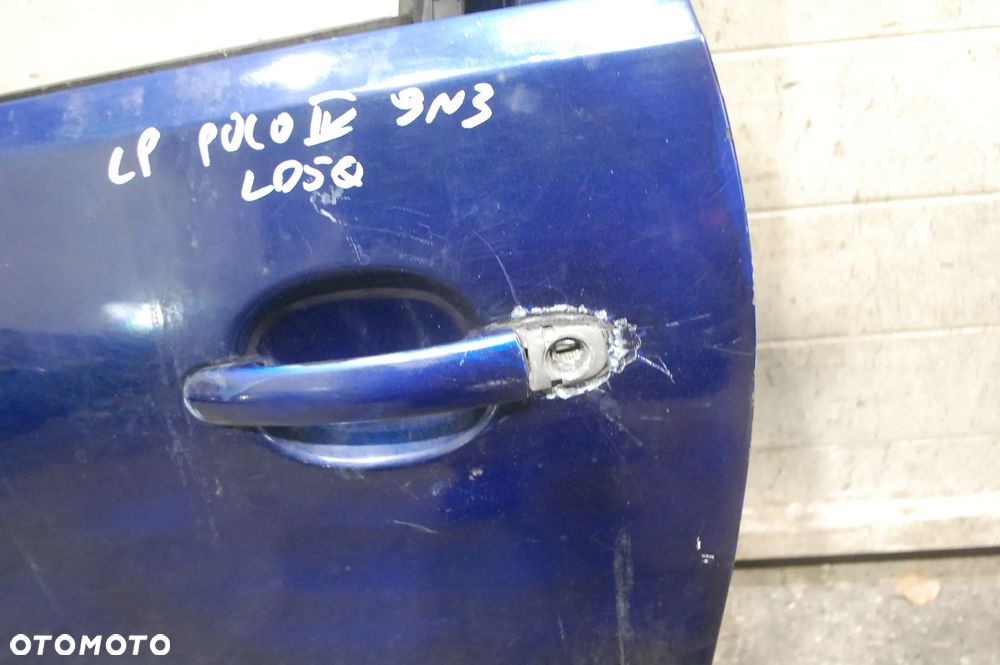 DRZWI LEWY PRZÓD PRZEDNIE LEWE LD5Q VW POLO IV 9N3 LIFT 3D - 4