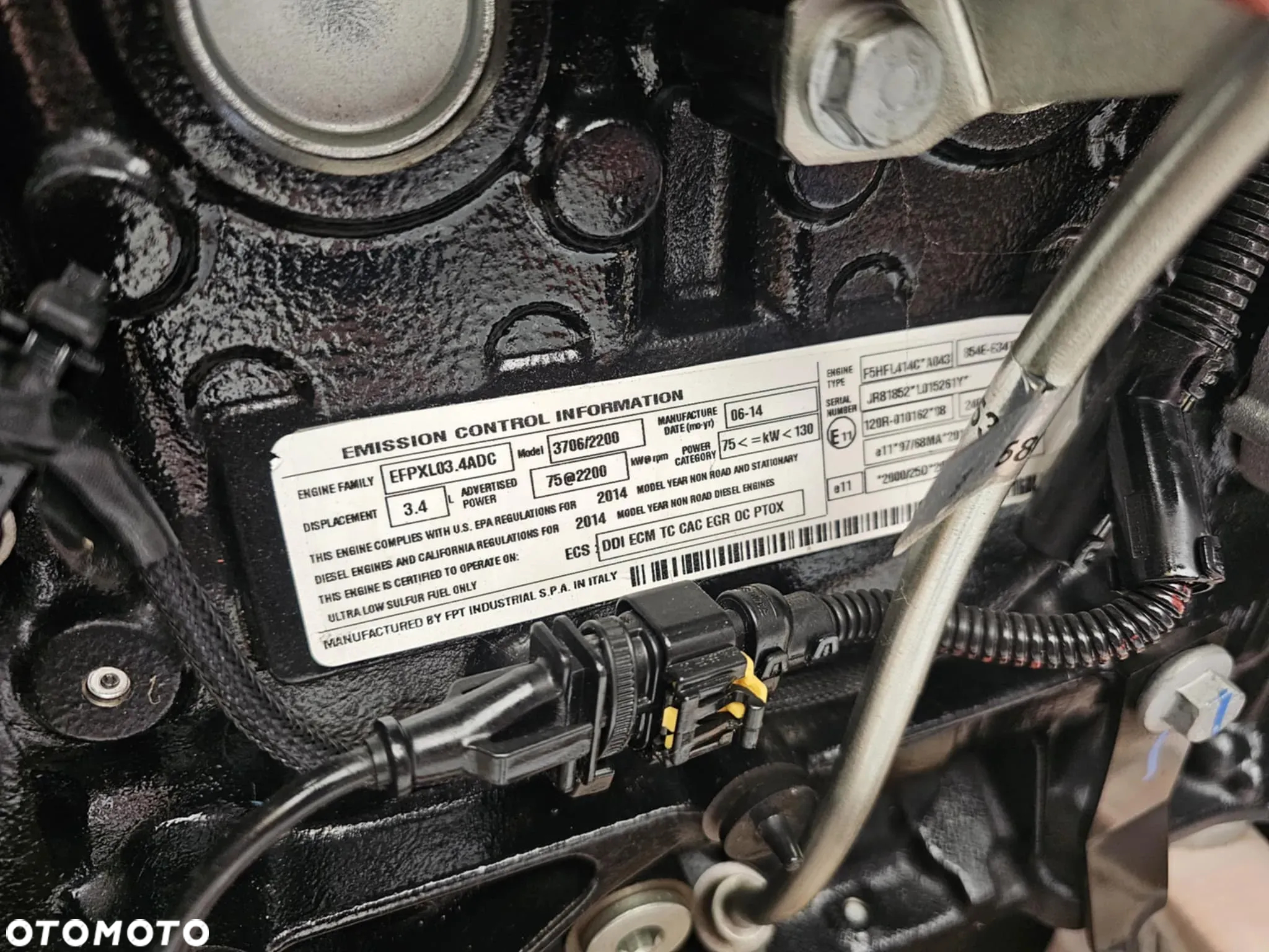 SILNIK Perkins 3706/2200 EFPXL03.4ADC Caterpillar C3.4 Perkins 854E -E34TA 23999 NETTO - 7