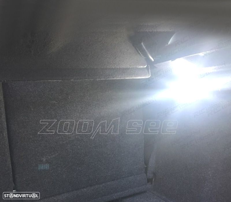 KIT COMPLETO 15 LAMPADAS LED INTERIOR PARA SKODA SUPERB MK 1 SALOON MKI SEDAN 3U4 02-08 - 5