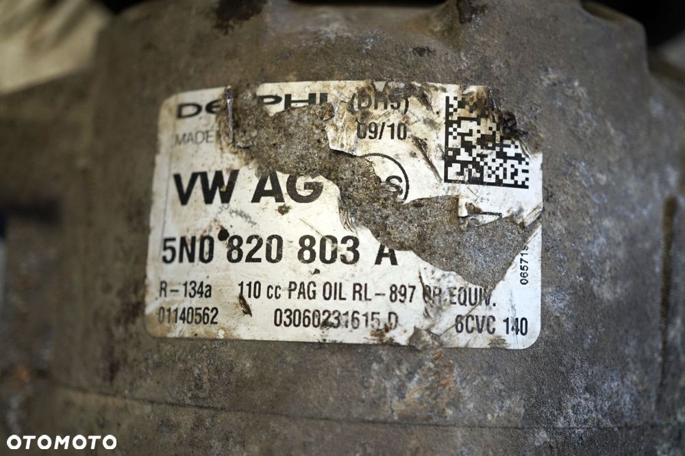 KOMPRESOR KLIMATYZACJI SPRĘŻARKA A3 8P 5N0820803A AUDI 2003-2008 - 6