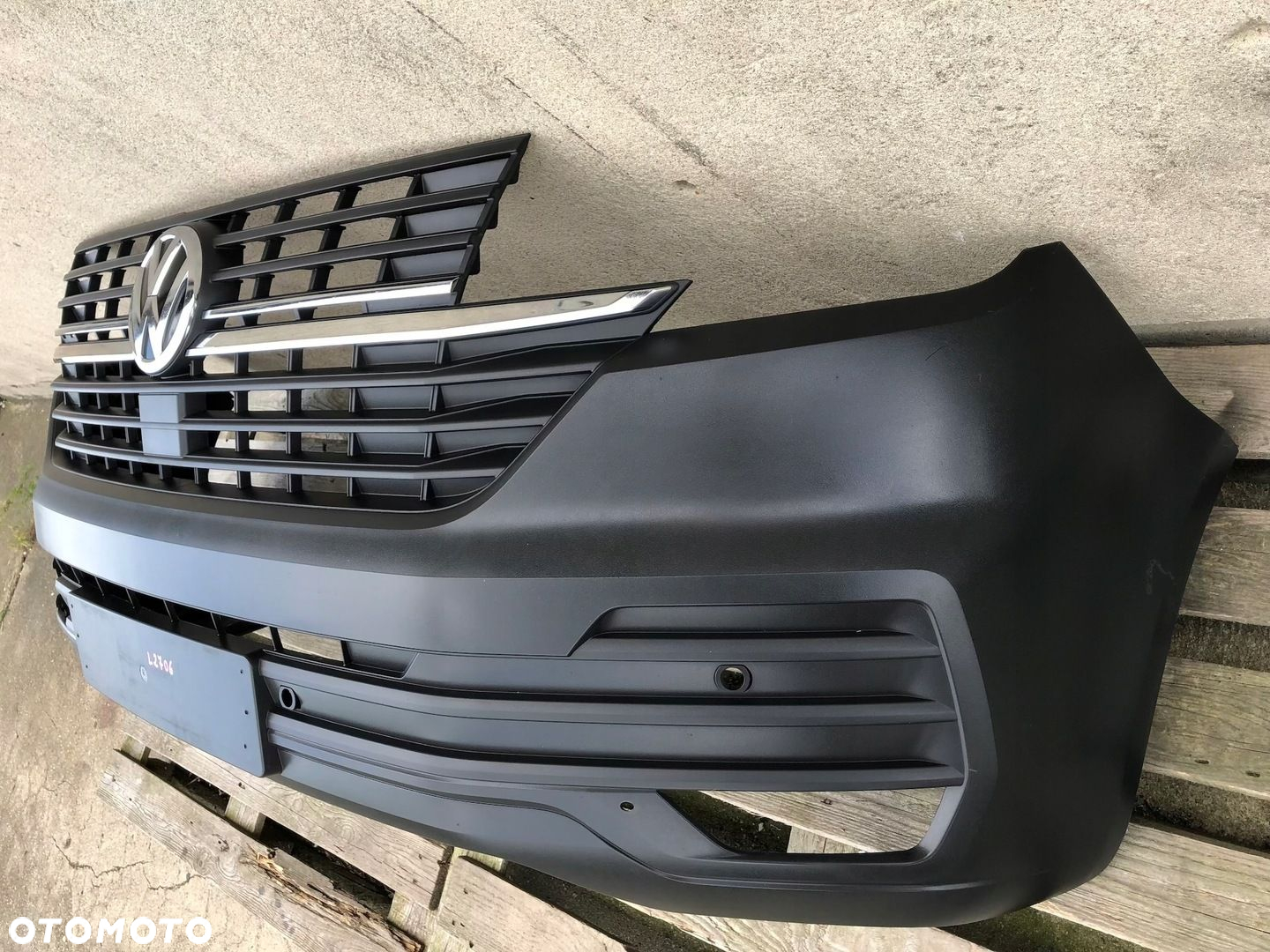 ZDERZAK PRZÓD PRZEDNI VW TRANSPORTER T6 LIFT FL T6.1 7LA 2019-  CHROM GRIL - 4