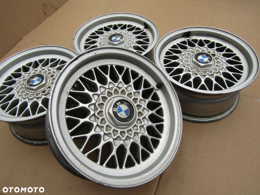 4x Felgi Aluminiowe 15 BMW E21 E24 E34 7 j 5x120 ET20 piasta 72,1 m 1179774 - 10