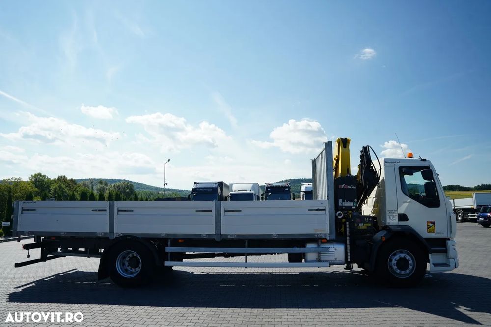 DAF LF 250 / 4X2 / LIVRARE - 7.3 + HDS HYVA HB 150X -E3 / RADIOCOMANDĂ / ROTATOARE / MAX. CAPACITATE DE RIDICARE: 5200 KG / EURO 6 - 14