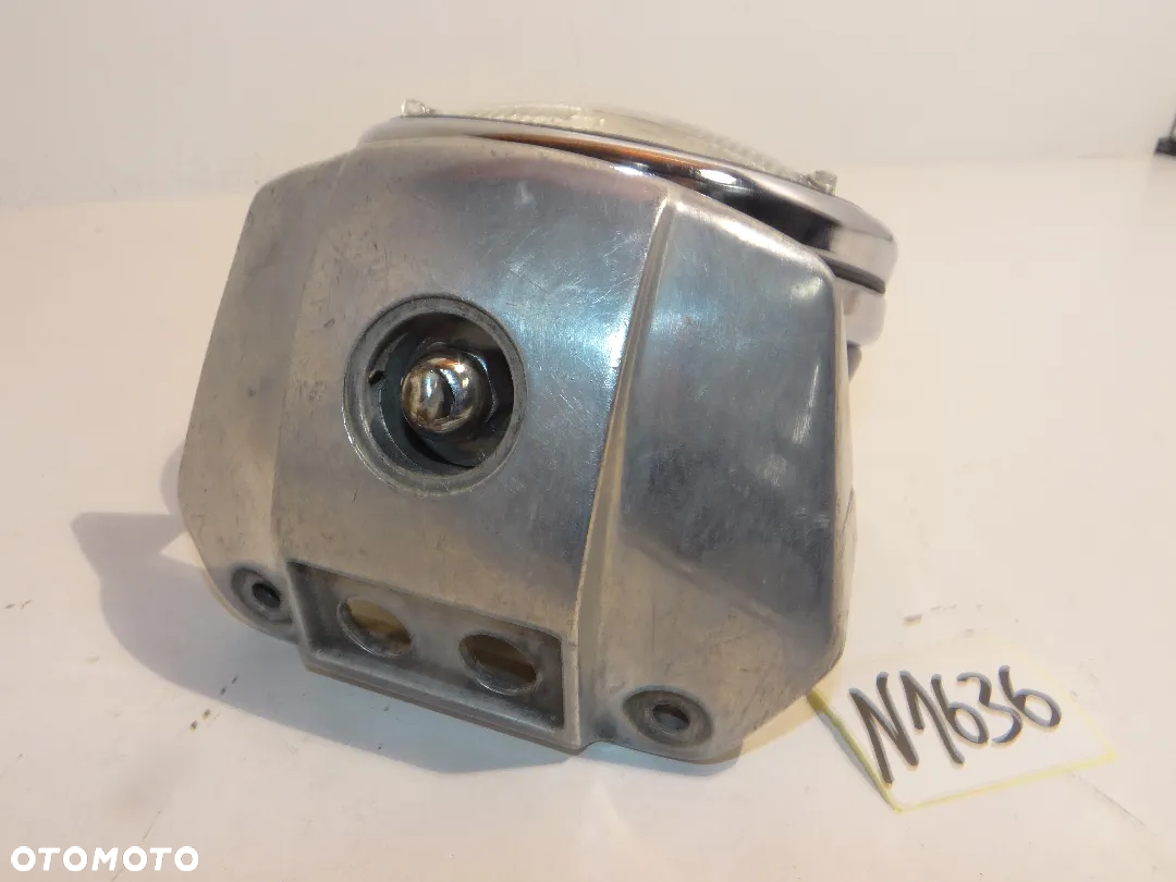 Harley Davidson Ironhead Sportster Oryginał  Lampa Reflektor przód + daszek mocowanie konsoli N1636 - 3