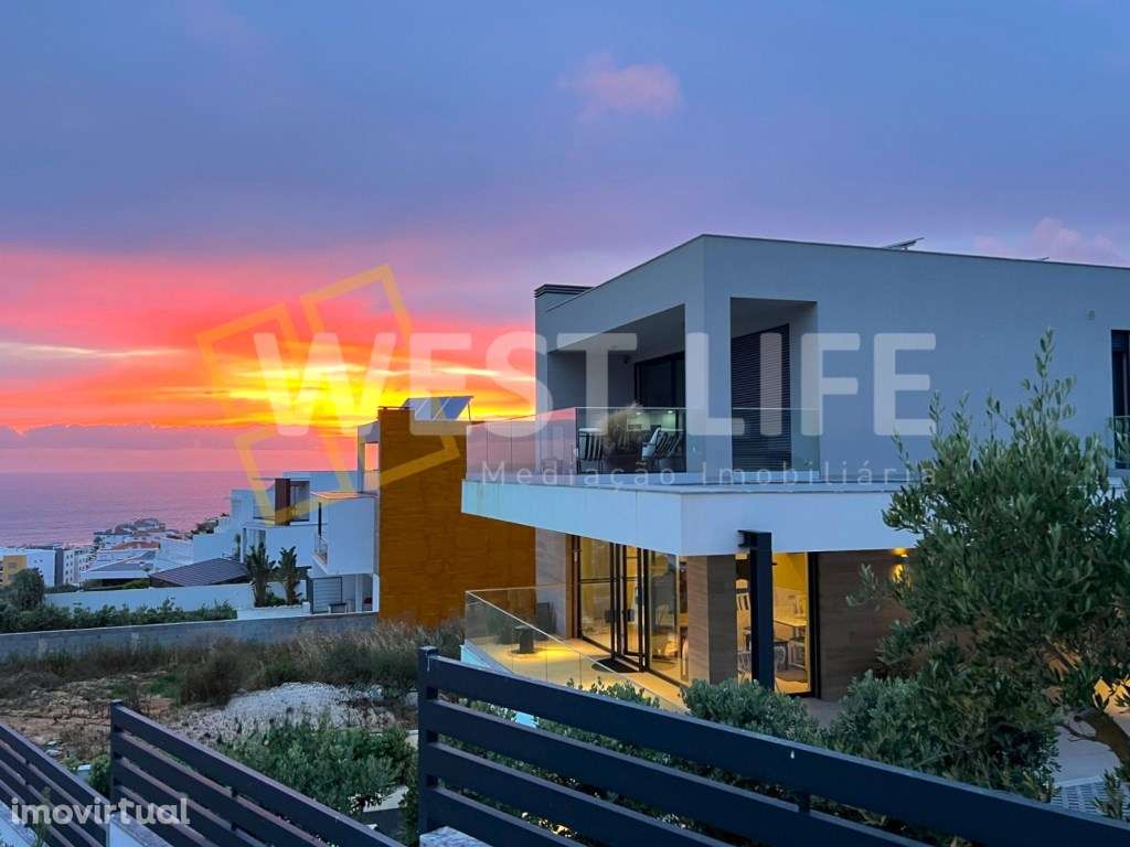 Moradia T4 com piscina de água salgada aquecida - Vista mar fabulos... - Grande imagem: 2/47