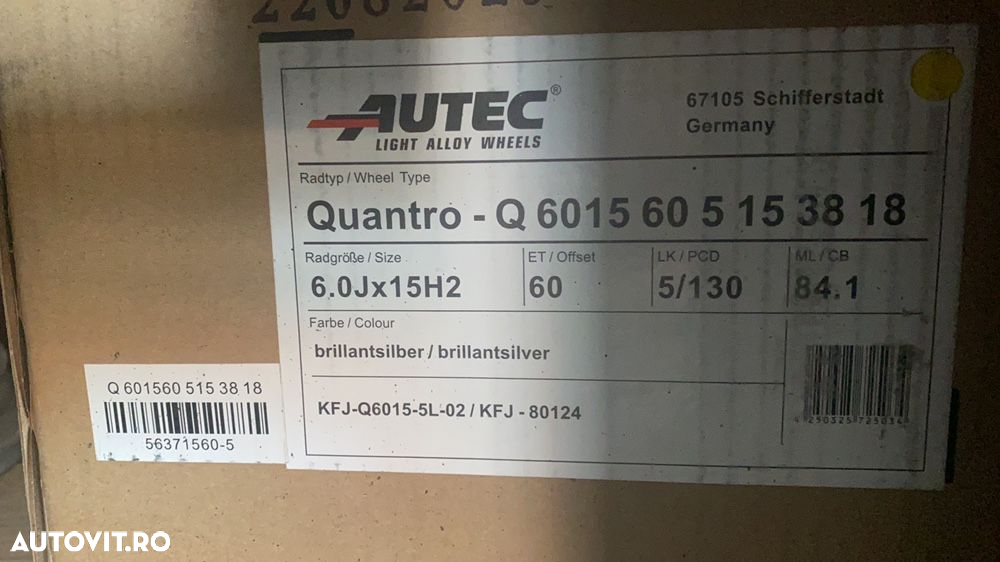 vand jante aliaj Mercedes Sprinter pe 15” noi - 3
