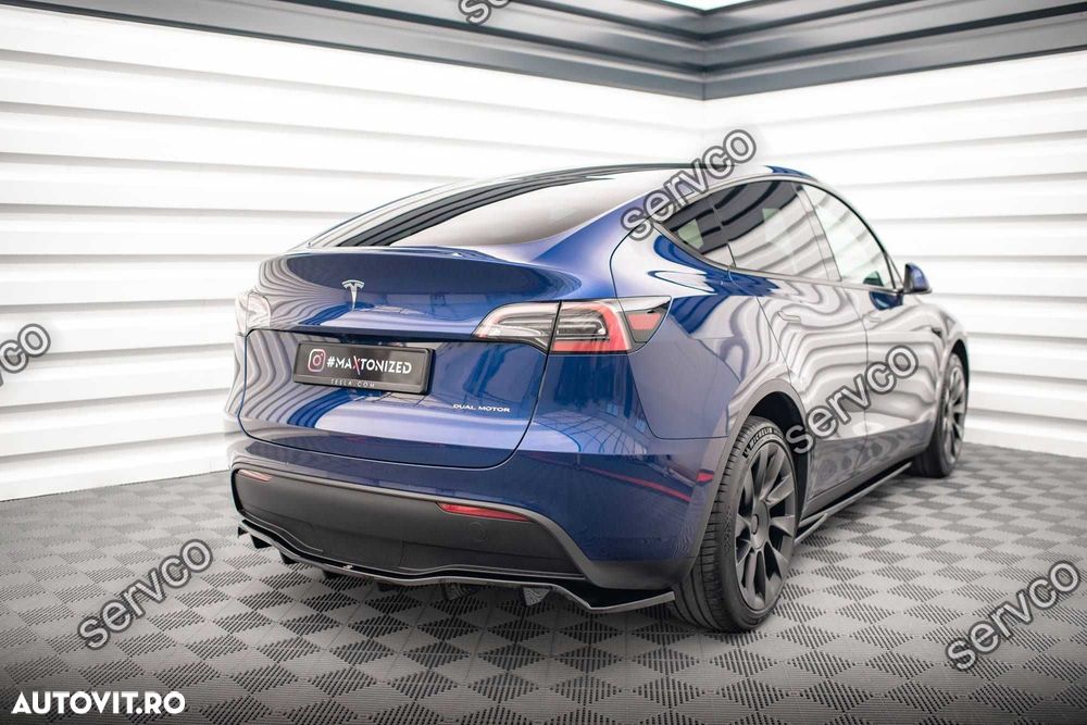 Prelungire splitter bara spate Tesla Model Y 2020- v1 - Maxton Design - 2