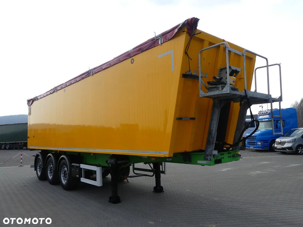 Mega WYWROTKA 50m3 / KLAPO DRZWI / 2 x SZYBER  / OŚ PODNOSZONA / - 12