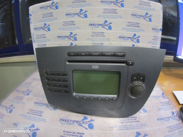 Radios 1P1035186B SEAT LEON 2007 1.4 86CV 5P CINZA BLAUPUNKT ORIGINAL MP3 - 1