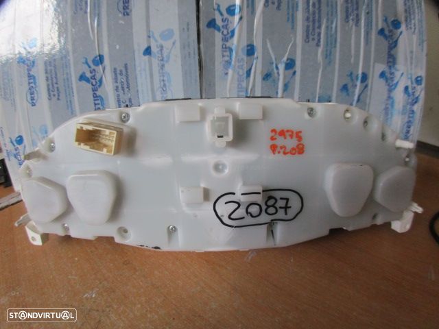 Quadrante 980540048000 769167080U PEUGEOT 208 2014 1.4HDI 70CV 5P BRANCO KM/H  DIGITAL PEUGEOT 208 2015 1.6HDI 92CV 5P BRANCO  KM/H DIGITAL - 2