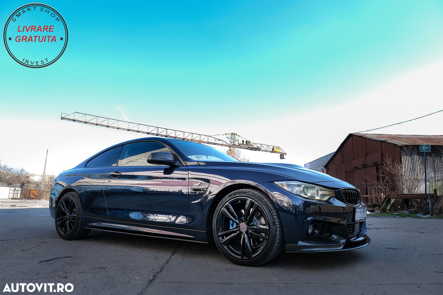 Prelungire Bara Fata BMW Seria 4 F32 F33 F36 (2013-03.2019) M-Performance Carbon F- livrare gratuita - 13