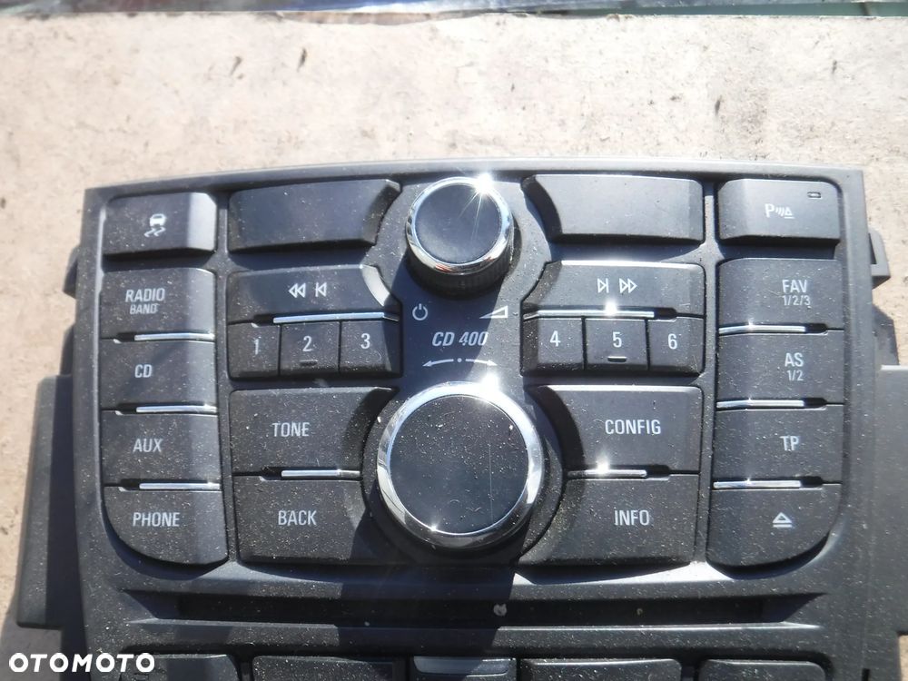 Opel Astra J IV GTC radio panel radia sterowania 13346050 - 1