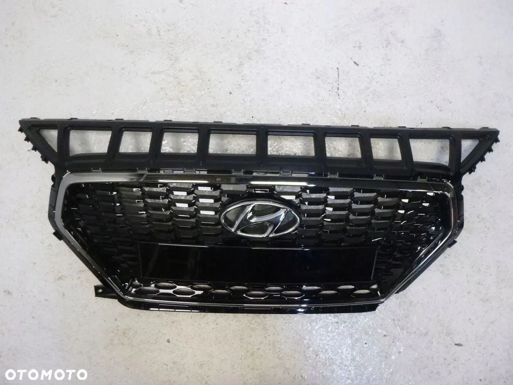 HYUNDAI I30 GRILL ATRAPA CHŁODNICY CZARNY CHROM NOWY ORYGINAŁ - 10