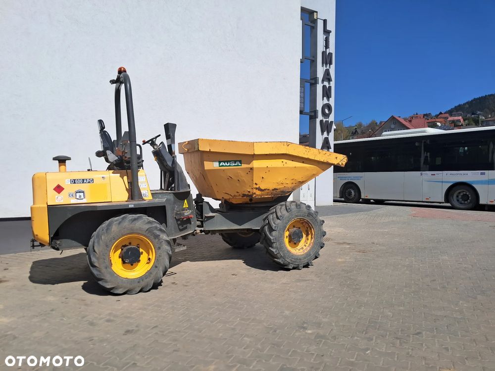 Ausa D 600 APG WOZIDŁO BUDOWLANE OBROTOWE 6 t ton kamera przód + tył ROK 2017 DEUTZ mocne 75KM oświetlenie drogowe opony PRZÓD NOWE Terex ta6 s Thwaites 6 Mecalac Wacker Neuson DW 6 9 Jcb kiper +obrót kierunkowskazy WYWROTKA DUMPER 4x4 - 10