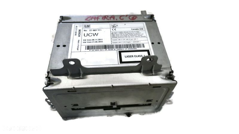 OPEL ZAFIRA C 12r RADIO RADIOODTWARZACZ 22883321 - 1