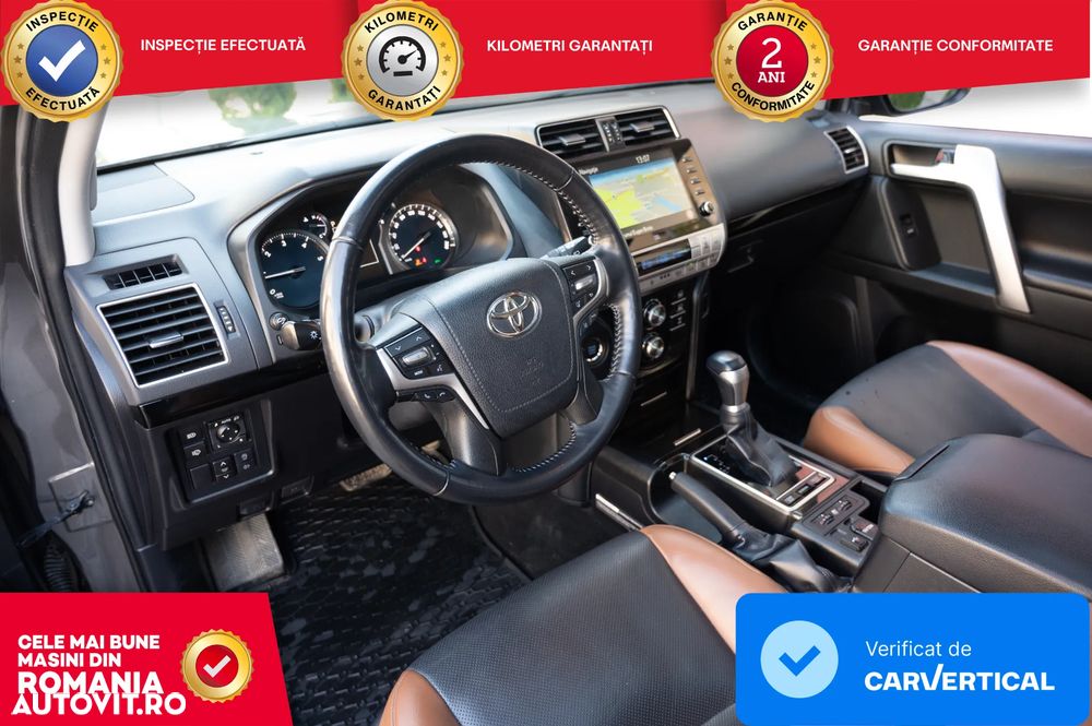 Toyota Land Cruiser 2.8l D-4D 204 CP A/T 7 locuri Luxury AVS Brown - 19