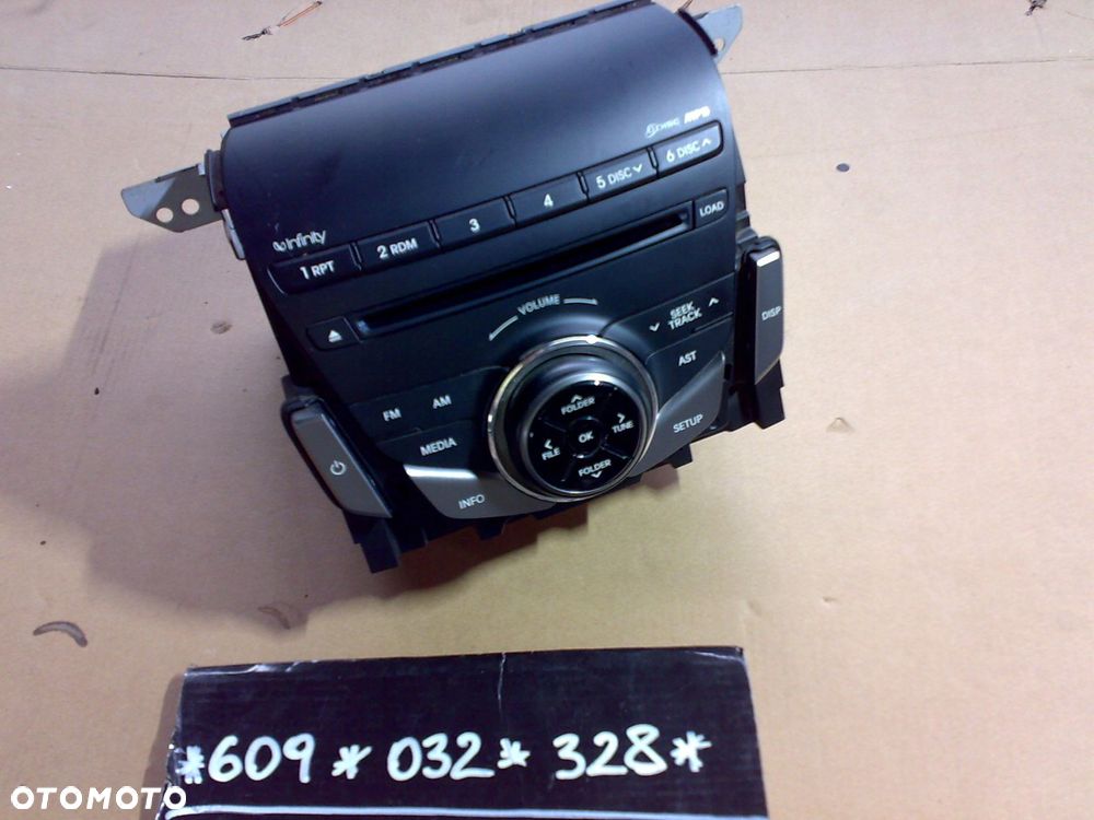 hyundai grandeur azera 2011 2014 radio panel nawigacja 6 disc mp3 - 2