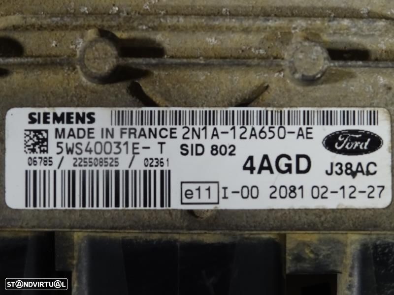 Centralina De Motor Ford Fusion (Ju_)  4Agd / 5Ws40031e / 2N1a12a650ae - 2