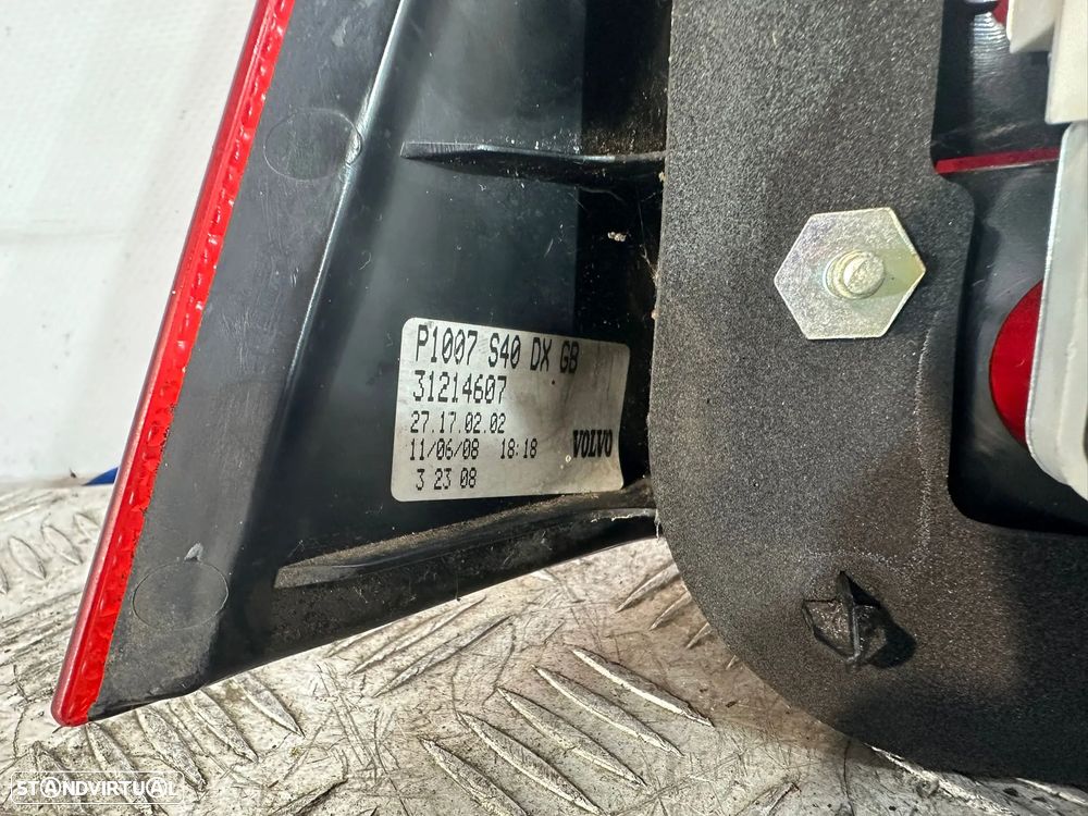 .Conjunto Farolins Tras Traseiros Esquerda Direita Originais Volvo S40 Mk2 II 2003 - 2012 - 13