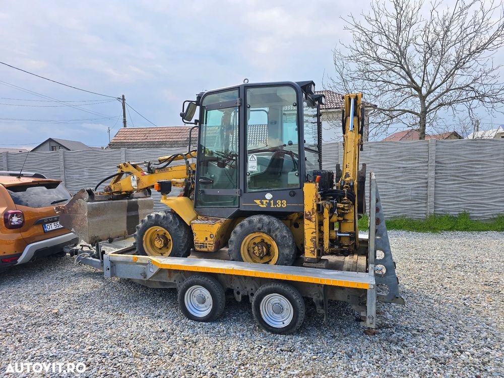 Venieri VF1.33 4x4 An 2005 Mini BuldoExcavator +Remorca Utilaje Ifor Williams 3.5T - 11