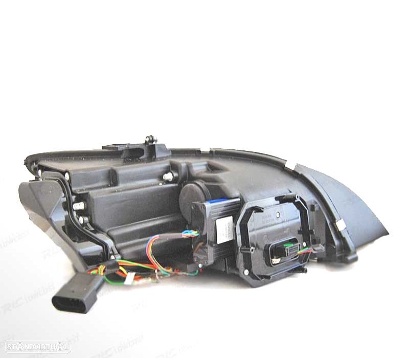 FARÓIS AUDI TT 8J 06-10 XENON LUZ DIURNA LED DINAMICOS AFS PRETO - 4