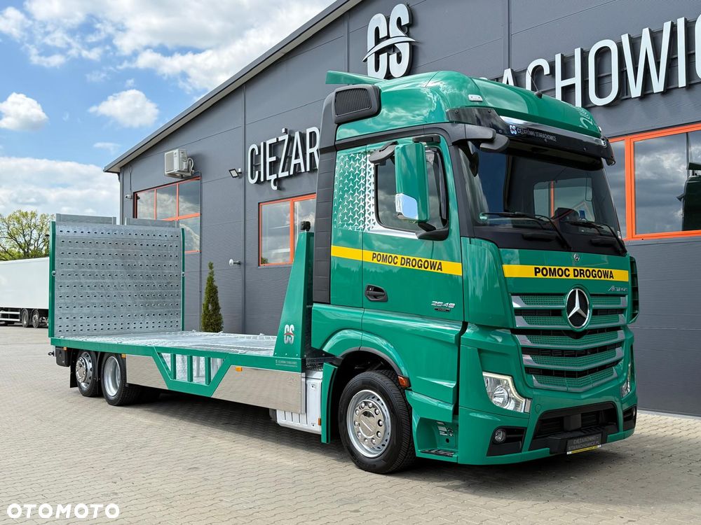 Mercedes-Benz Actros 2548 // laweta, pomoc drogowa, transport maszyn budowlanych, transport kontenerów, transport maszyn rolniczych ! Nowa zabudowa OCYNKOWANA ! MEGA podwozie !! - 9