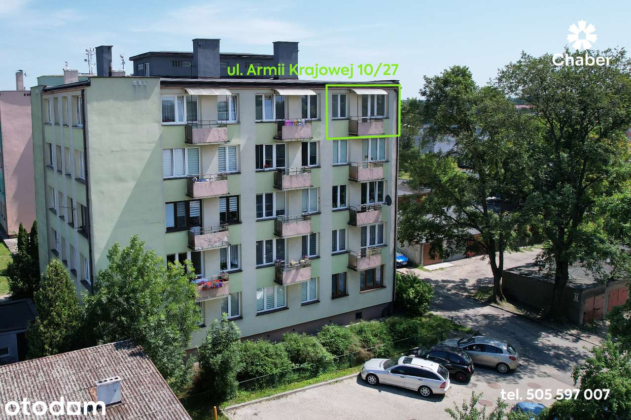 Na sprzedaż 47,45 m2 w centrum przy ulicy Armii Krajowej 10/27.