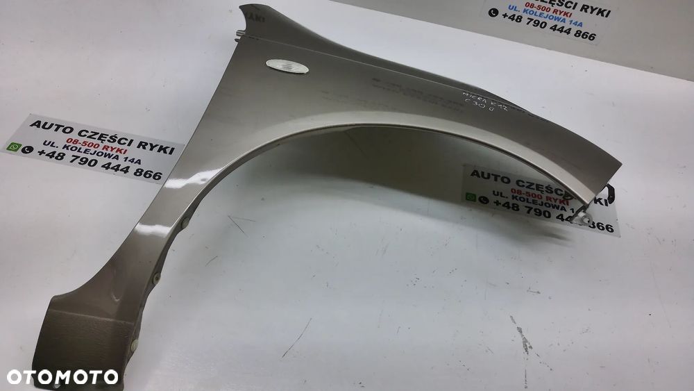 Nissan Micra K12 Błotnik Prawy  Przód C30 - 3