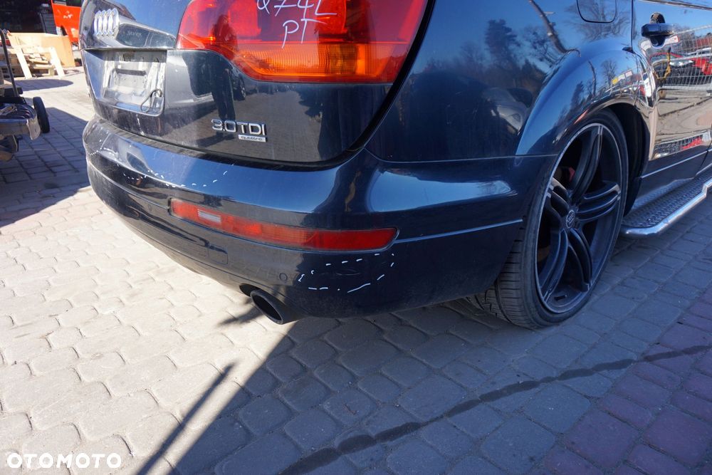 ZDERZAK TYLNY Q7 4L LIFT LZ5Q  CZARNY AUDI 2009-2015 - 4