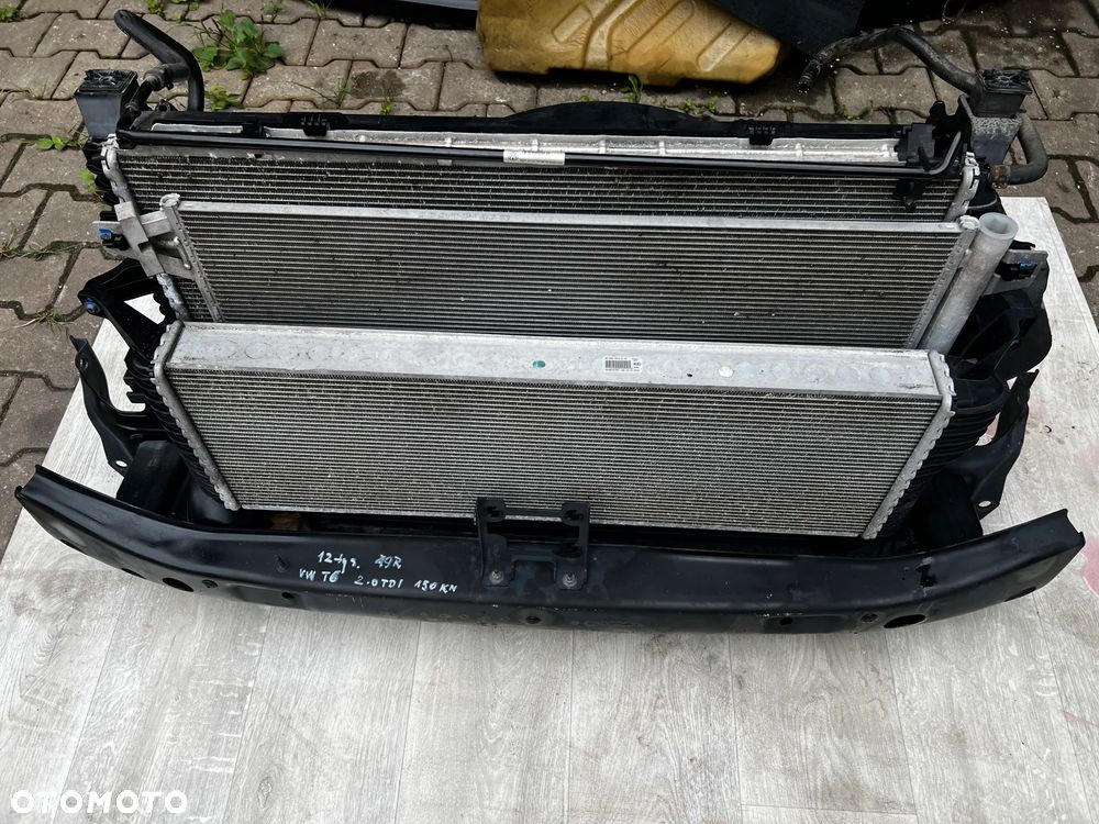 VW TRANSPORTER T6 T6.1 150 PS 2.0 TDI PAS PRZEDNI  KOMPLETNE CHŁODNICE 19R - 2
