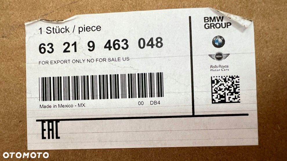 BMW X3 G01 X3M LIFT LCI LAMPA TYLNA PRAWA LED 9463048 - 5