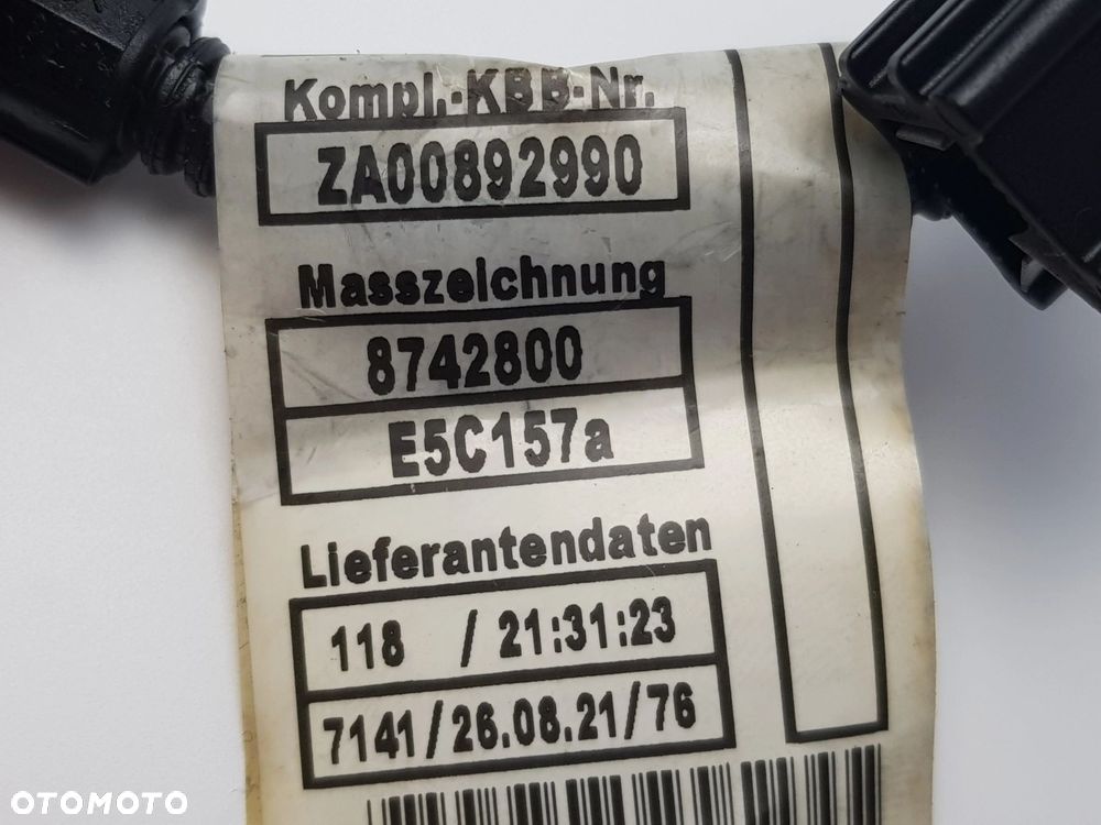 Przewód z adapterem czujnika poziomu oleju BMW X5 G05 G30 N63 4.4 V8 - 8