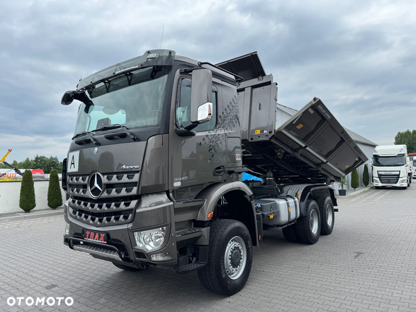Mercedes-Benz AROCS 3345 6X6 WYWROTKA 3-str. MILLER, BORDMATIC, ZWOLNICE, IDEALNY STAN, z Niemiec