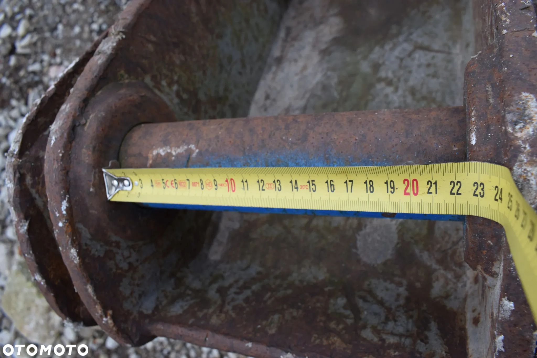 Wąska łyżka kopiąca * 40 CM * fi 65 * - 12