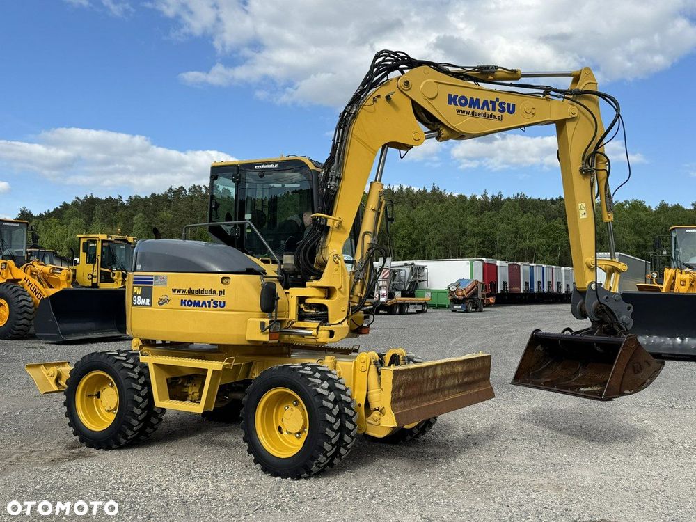 Komatsu PW 98 MR 8 Pług + Podpory 10ton Szybkozłącze - 13