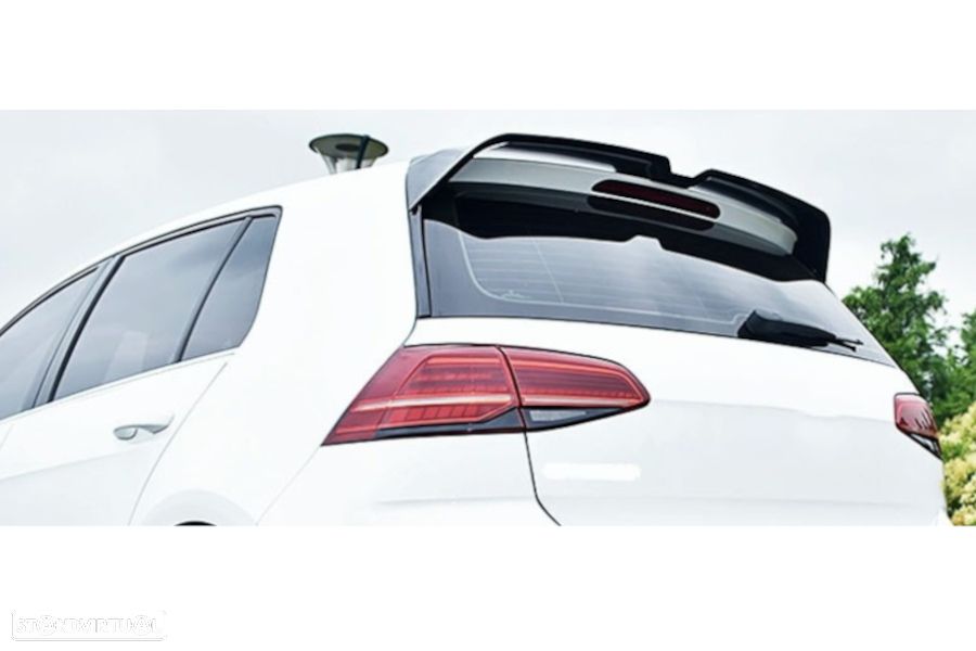 Aileron / lip / spoiler traseiro em plástico ABS para VW Golf 7 / 7.5 3D 5D hatchback 2012-2020 (mala standard)