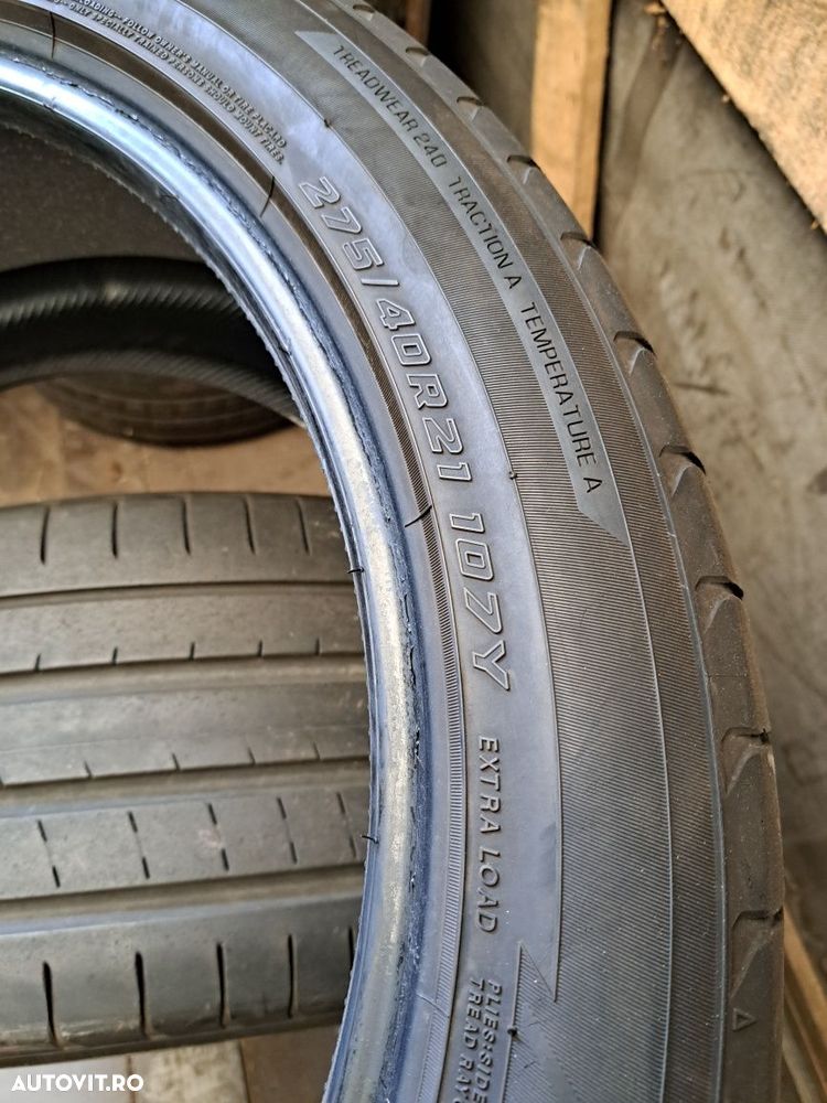 2 anvelope 275/40 R21 Yokohama 6mm - 8