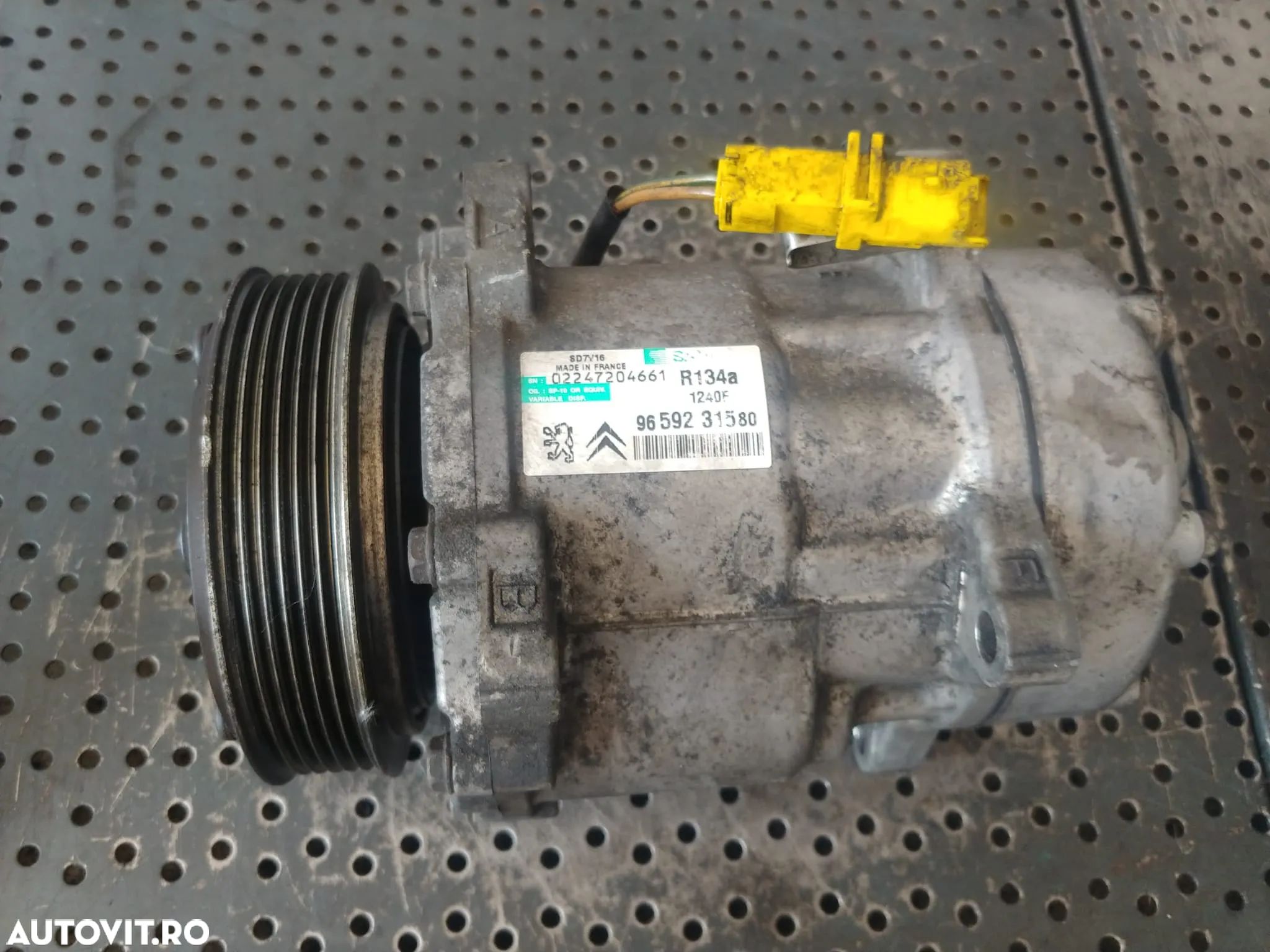 Compresor clima ac citroen c8 peugeot 807 peugeot 407 expert fiat ulysse scudo 9659231580 - 1