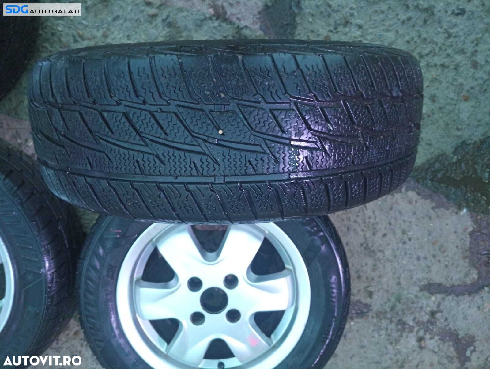 Set 4 Roti Jante Aliaj FARA Cauciucuri 6Jx15H2 ET52.5 195 60 R15 Anvelope Iarna Ford Fusion 2002 - 2012 Cod 1S4J-BA [M7216] - 7