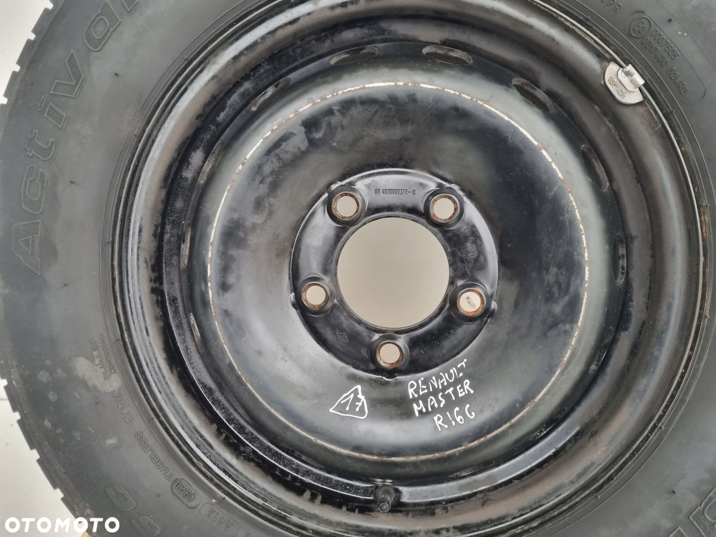 Renault Master III Movano KOŁO ZAPASOWE zapas 225/65 R16C 5x130 403000037R - 2