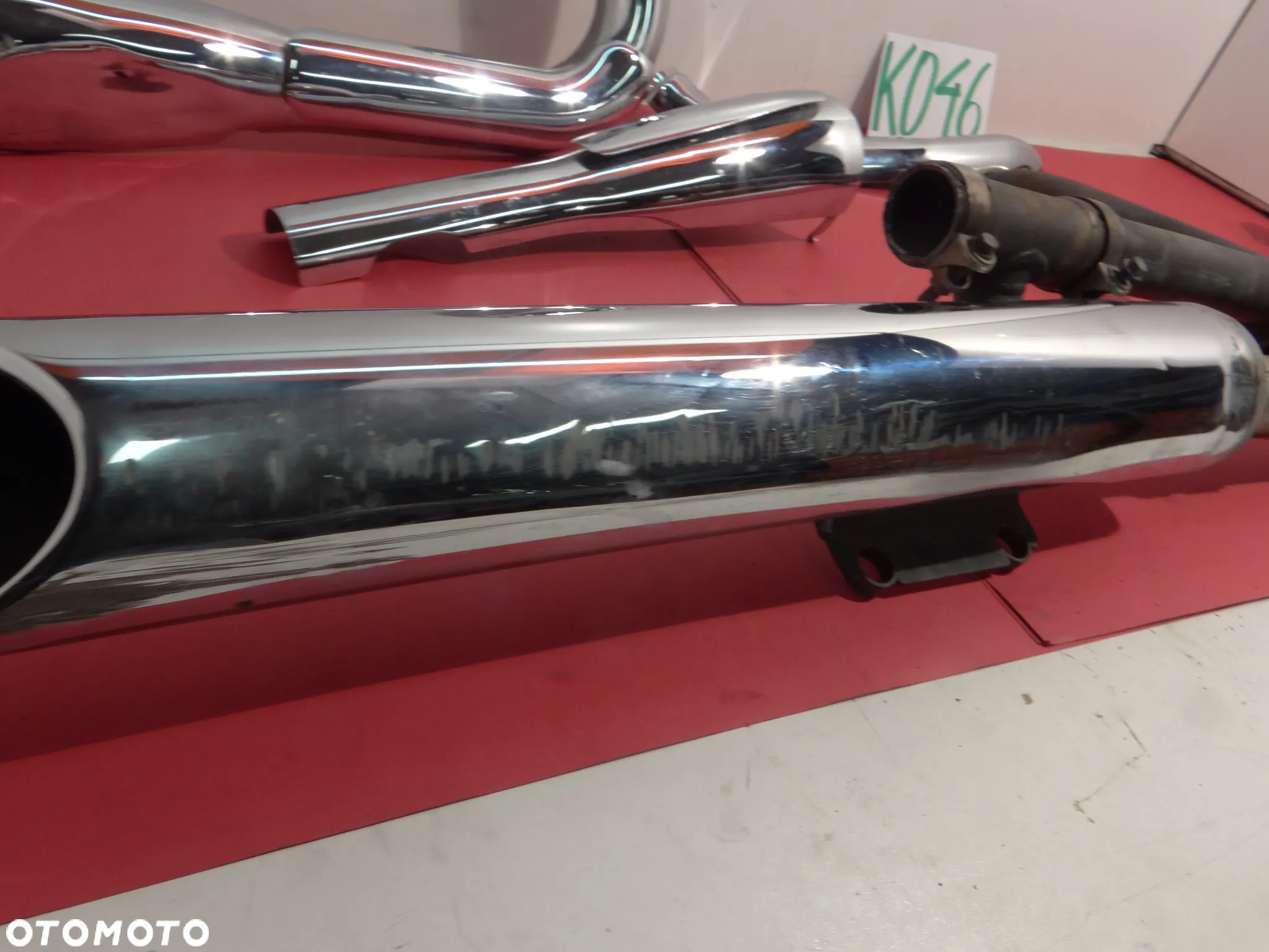 K046  Kawasaki VN 2000 VULCAN TŁUMIK WYDECH KOLEKTOR WYDECHOWY 2004-2009 KAW4662000 - 26