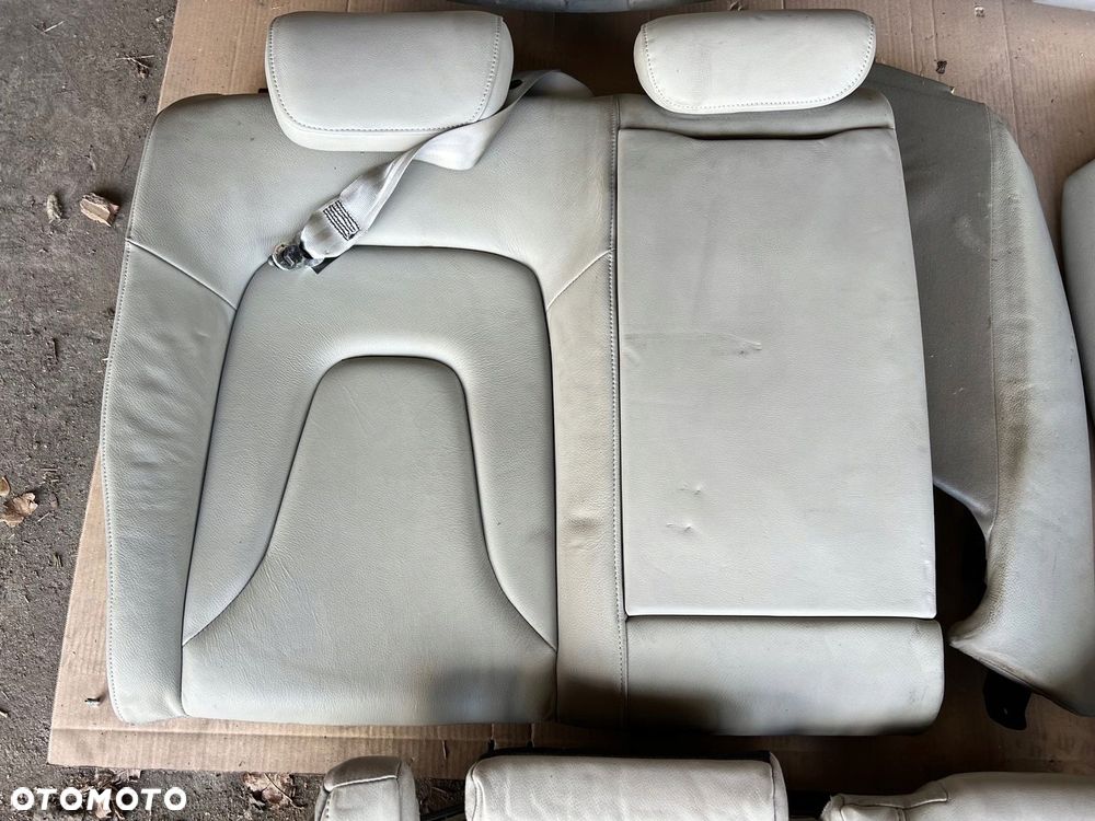 AUDI A4 B8 FOTELE KANAPA SKÓRA JASNA KOMPLET GRZANE ELEKTRYCZNE - 2