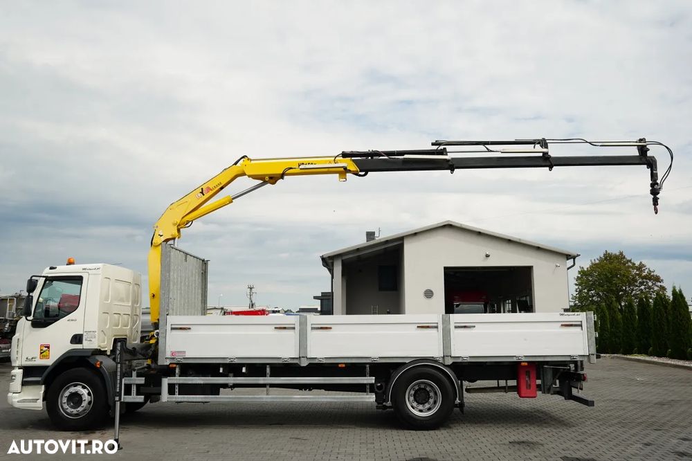 DAF LF 250 / 4X2 / LIVRARE - 7.3 + HDS HYVA HB 150X -E3 / RADIOCOMANDĂ / ROTATOARE / MAX. CAPACITATE DE RIDICARE: 5200 KG / EURO 6 - 3