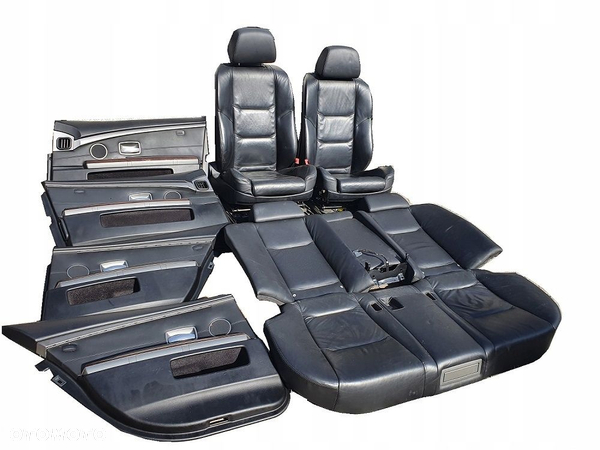 BMW 7 E65 LIFT LCI FOTEL FOTELE BOCZEK KANAPA TAPICERKA SKÓRZANA