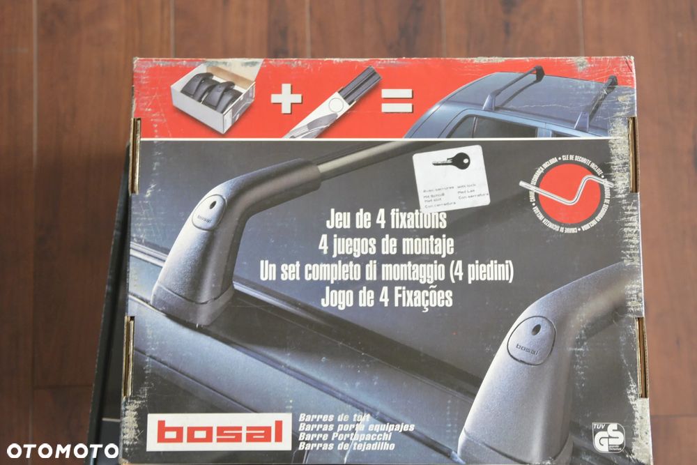 Citroen Saxo  bagażnik dachowy oryginał klucz Bosal - 1
