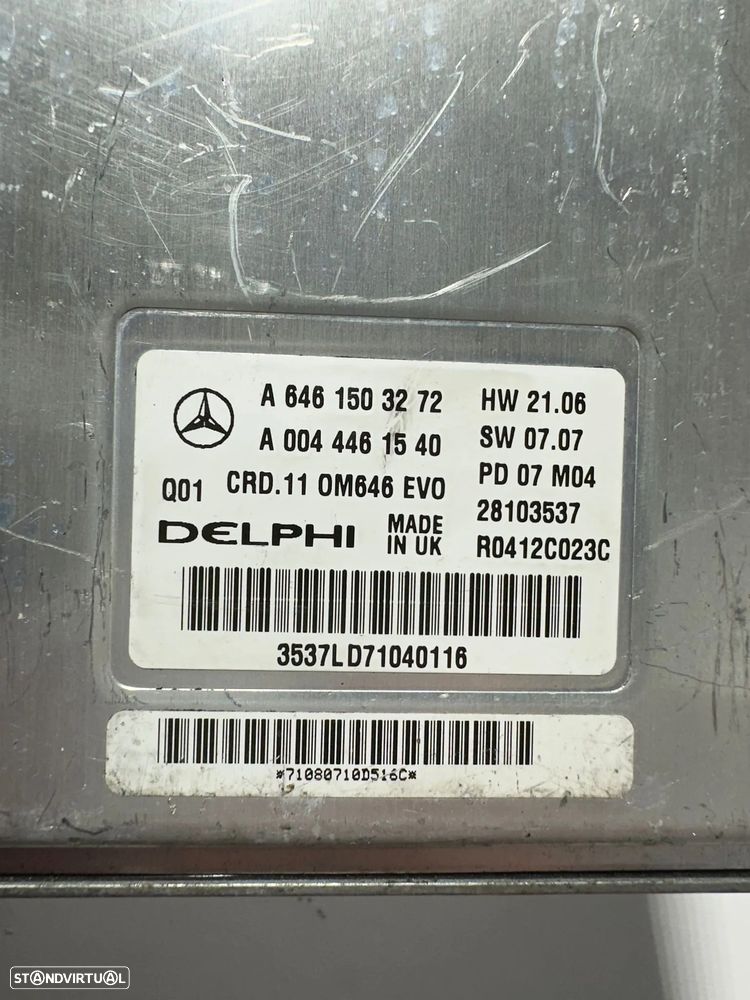 .Centralina Motor Delphi Mercedes Benz 2.2 CDi 646 A6461503272 R0412C023C 2002 - 2014 - 9
