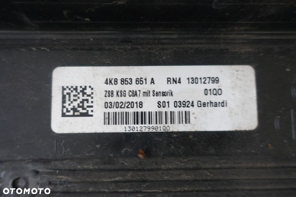 ATRAPA GRILL AUDI A7 C8 18r.- RADAR  4K8853651A - 5