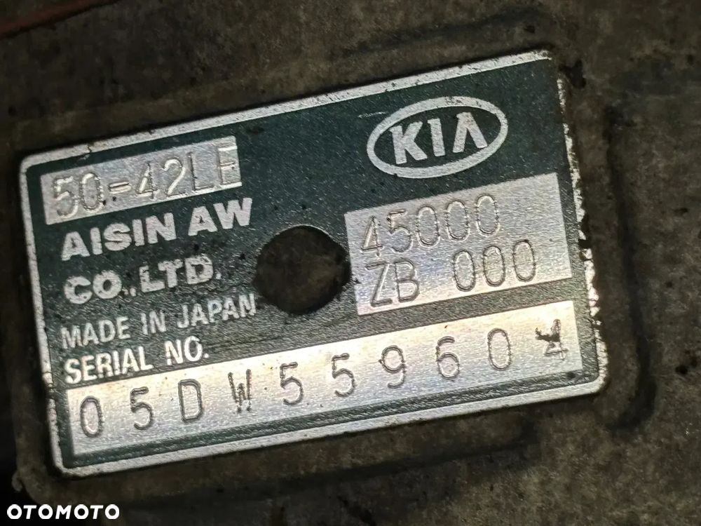 kia sedona skrzynia biegów 50-42le 05DW559604 automat 2.9 diesel  2004 hyundai carnival - 3