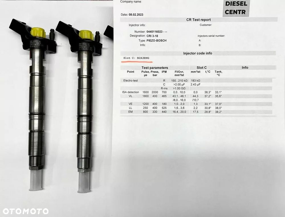 wtryskiwacz 0445116023 059130277BE AUDI VW - 2