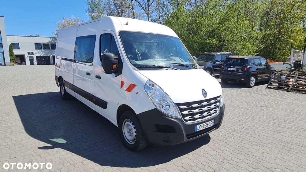 Renault Master L3H2 Max Długi Brygadówka 7 Osobowa 2013r. Paka 2.7m - 5